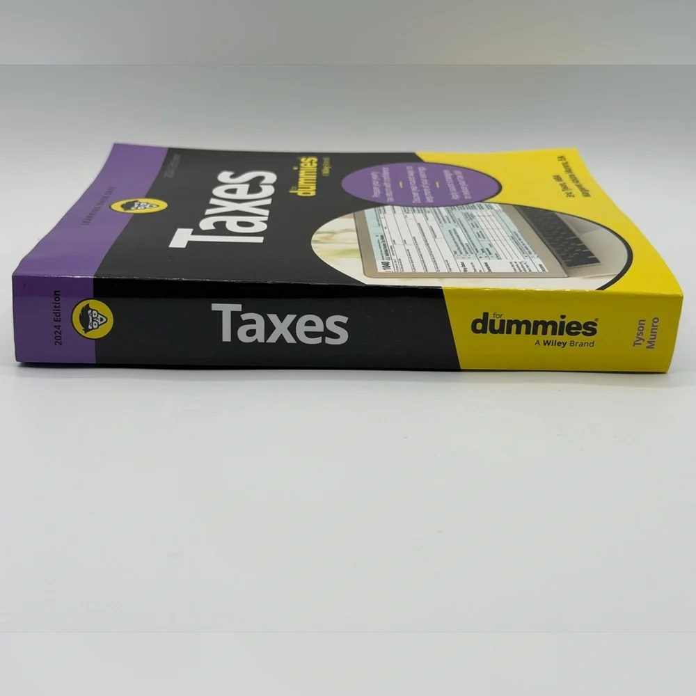 Taxes for Dummies by Eric Tyson and Margaret A. Munro 2024 Edition - Paperback